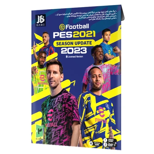 بازی کامپیوتر eFootball PES 2021 Season Update 2023 PC 3DVD9 1DVD JB.TEAM