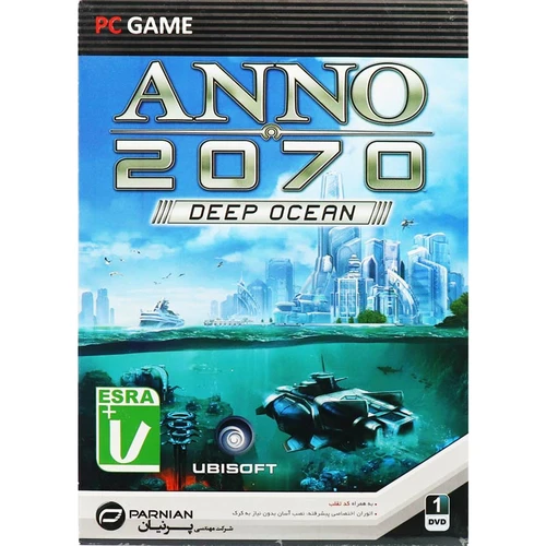 بازی کامپیوتر ANNO 2070 PC 1DVD پرنیان