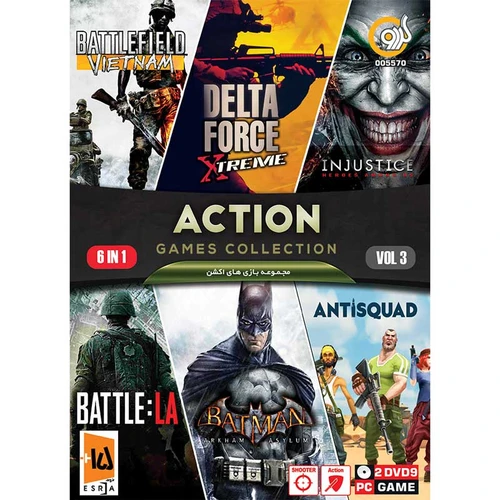 بازی کامپیوتر ACTION GAME COLLECTION Vol.3 PC 2DVD9 گردو