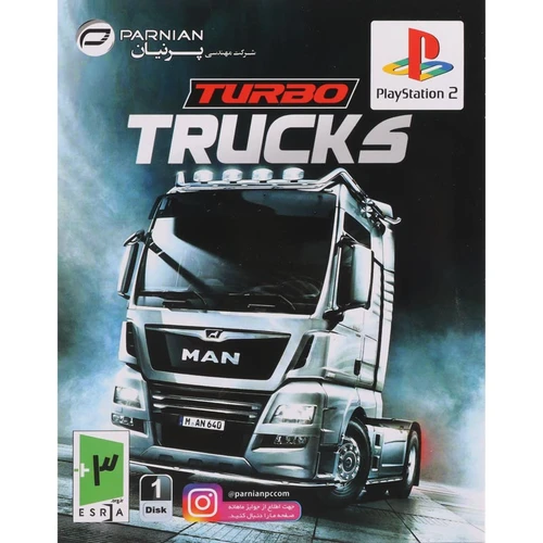 بازی پلی استیشن 2 Turbo Trucks PS2 پرنیان