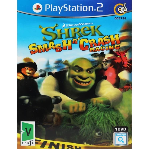 بازی پلی استیشن 2 Shrek Smash Crash Racing PS2 گردو