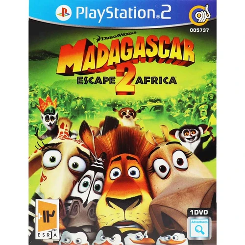 بازی پلی استیشن 2 Madagascar 2 PS2 گردو