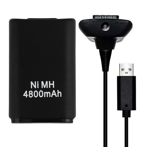 باتری و شارژر دسته بازی 3 کاره XBox 360 NI-MH 4800mAh