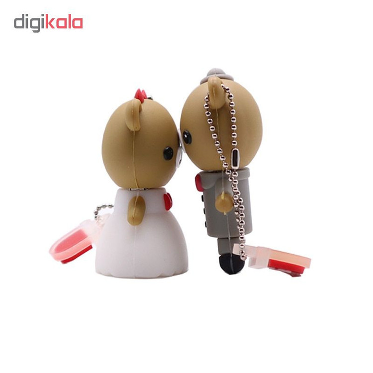 فلش مموری طرح عروس و داماد مدل Ult -Briroom02 ظرفیت 32 گیگابایت مجموعه 2 عددی