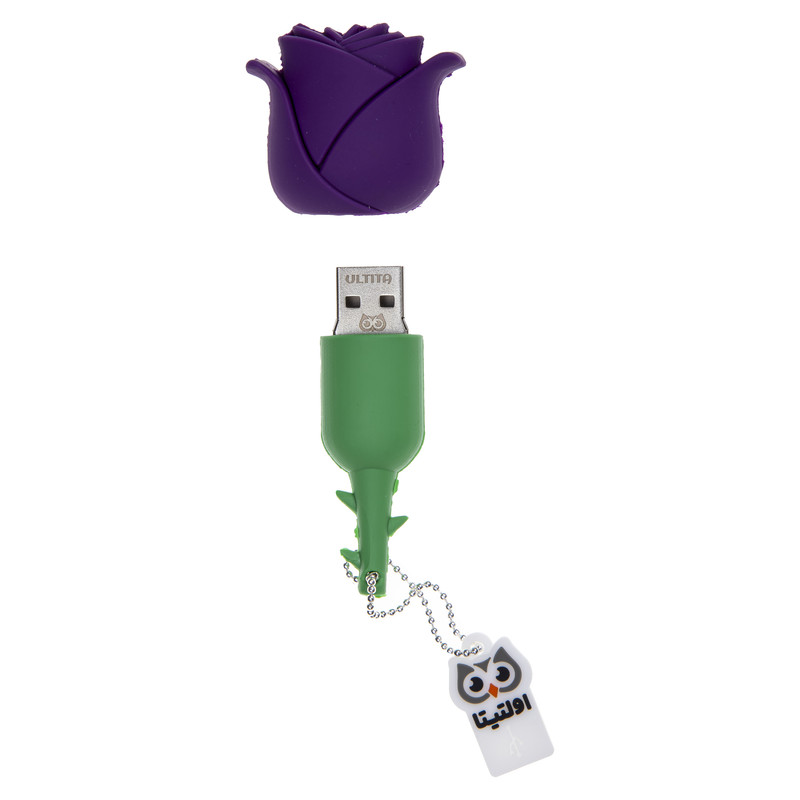 فلش مموری Usb 2.0 اولتیتا مدل گل رز ظرفیت 16 گیگابایت