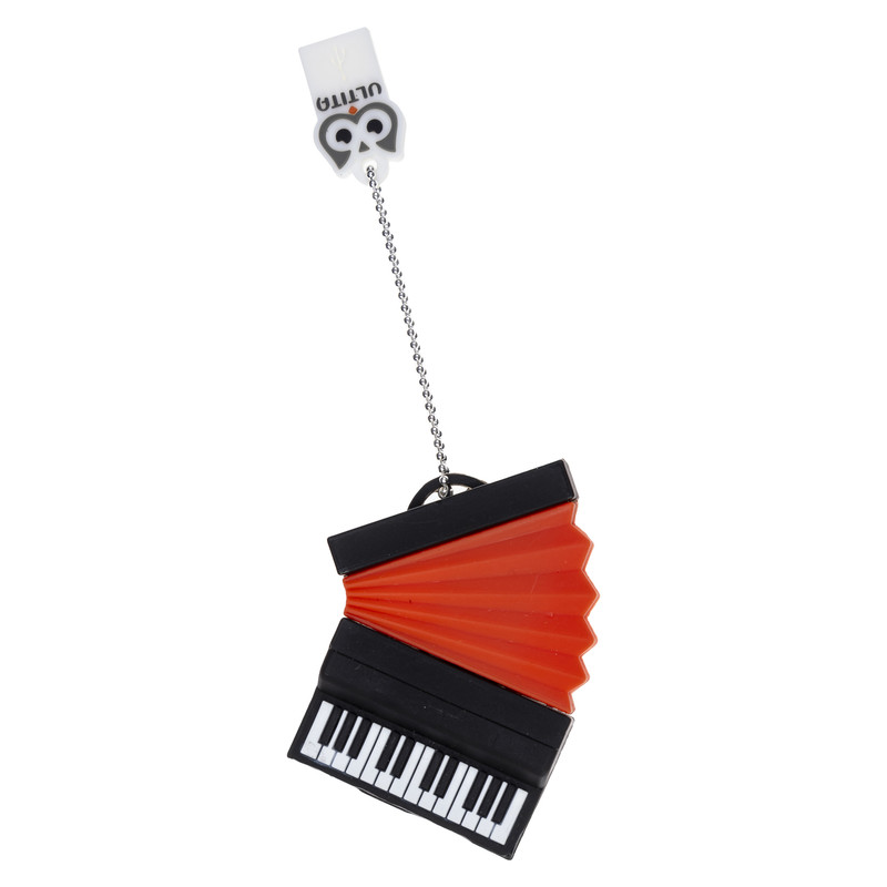 فلش مموری Usb 2.0 اولتیتا مدل آکاردئون قرمز مشکی ظرفیت 16گیگابایت