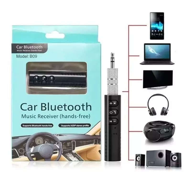 بلوتوث AUX ماشین و اسپیکر شارژی LV-B09