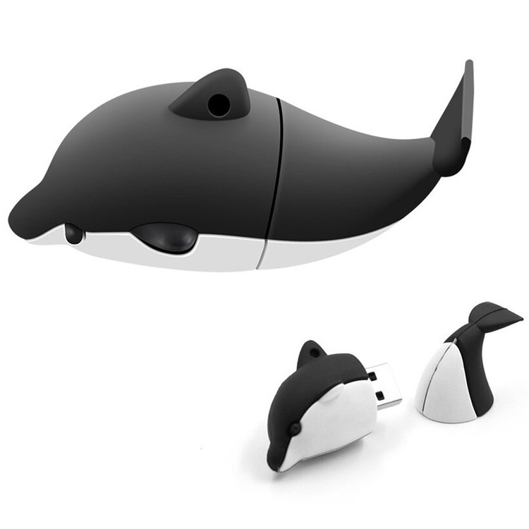 فلش مموری طرح دلفین مدل Ul-Dolphin ظرفیت 32 گیگابایت