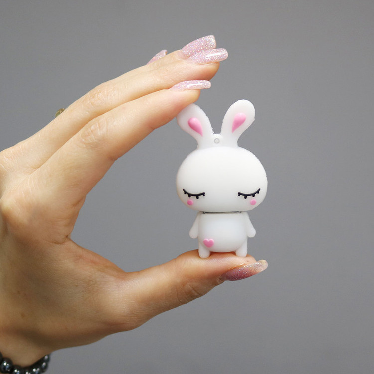 فلش مموری طرح خرگوش ایستاده مدل Ul-rabbit01 ظرفیت 128 گیگابایت