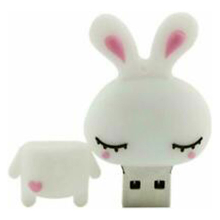 فلش مموری طرح خرگوش ایستاده مدل Ul-rabbit01 ظرفیت 128 گیگابایت