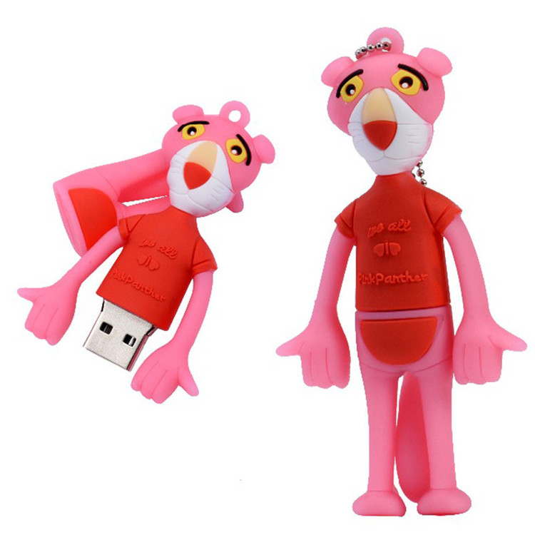 فلش مموری طرح پلنگ صورتی مدل UL-Pink Panther ظرفیت هشت گیگابایت