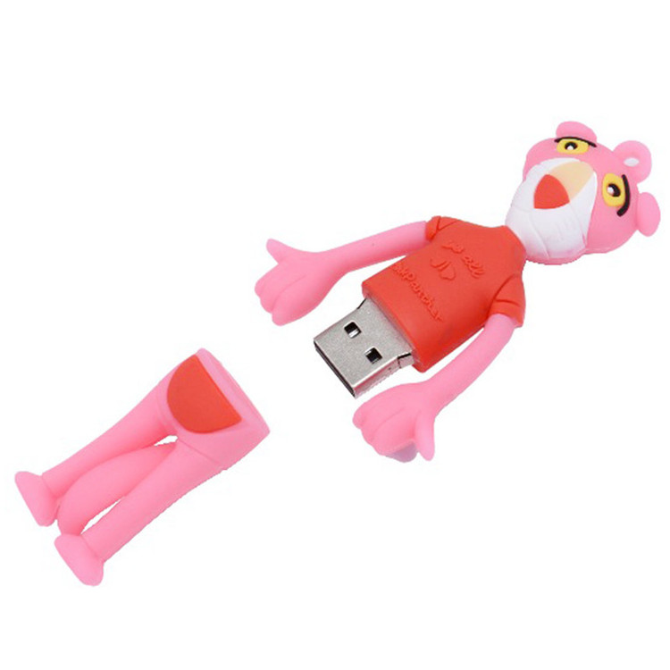 فلش مموری طرح پلنگ صورتی مدل UL-Pink Panther ظرفیت هشت گیگابایت