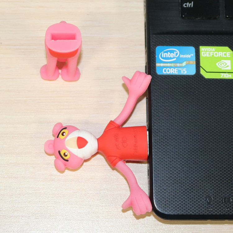 فلش مموری طرح پلنگ صورتی مدل UL-Pink Panther ظرفیت هشت گیگابایت