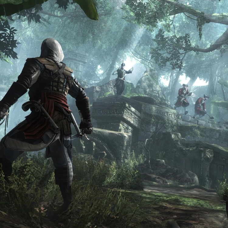 بازی کامپیوتر اساسین بلک فلگ بازی Assassins Creed IV Black Flag برای P
