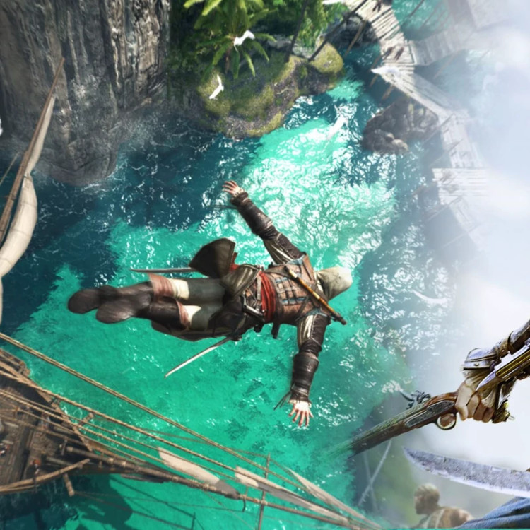 بازی کامپیوتر اساسین بلک فلگ بازی Assassins Creed IV Black Flag برای P