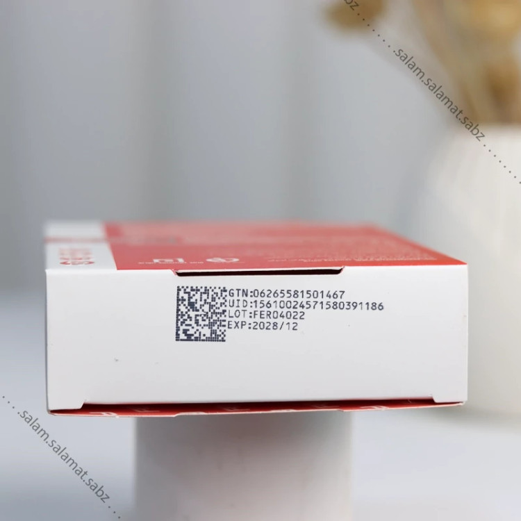 فرودین-حاوی آهن، فولیک اسید، ویتامین B12 و ویتامین C