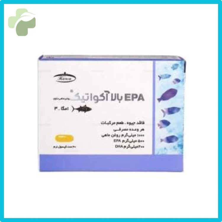 روغن ماهی EPAبالا استاتید30 عددی-مکمل تغذیه ای برای انرژی و تمرکز