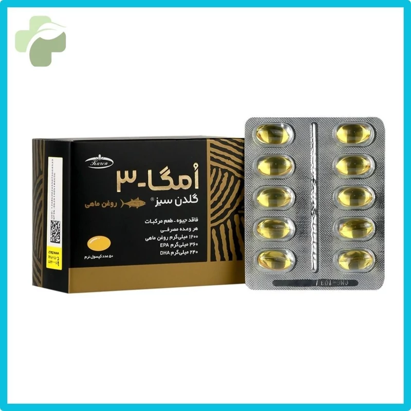 روغن امگا 3 گلدن سیز 50 عددی
