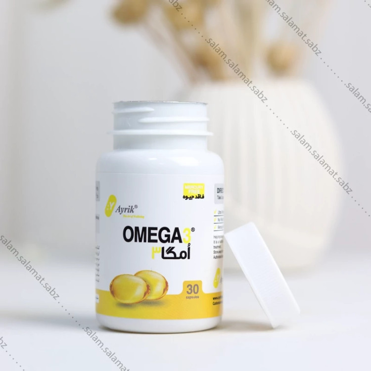 روغن امگا3 بدون جیوه ayrik سی عددی