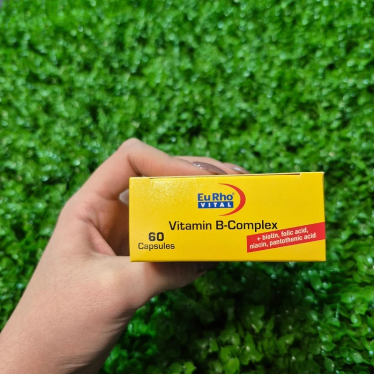 ویتامین B COMPLEX یوروویتال آلمان حاوی انواع ویتامین های گروه B و انرژی بخش بدن و تقویت سیستم ایمنی و عصبی بدن