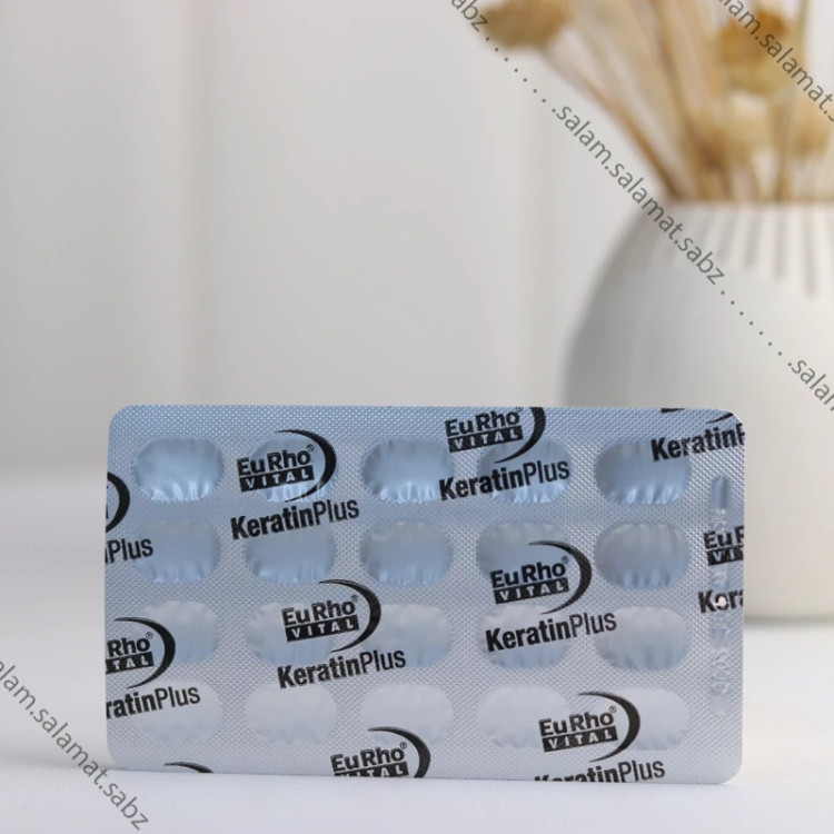 کراتین پلاس یوروویتال آلمان تثبیت رنگ مو و رشد مو