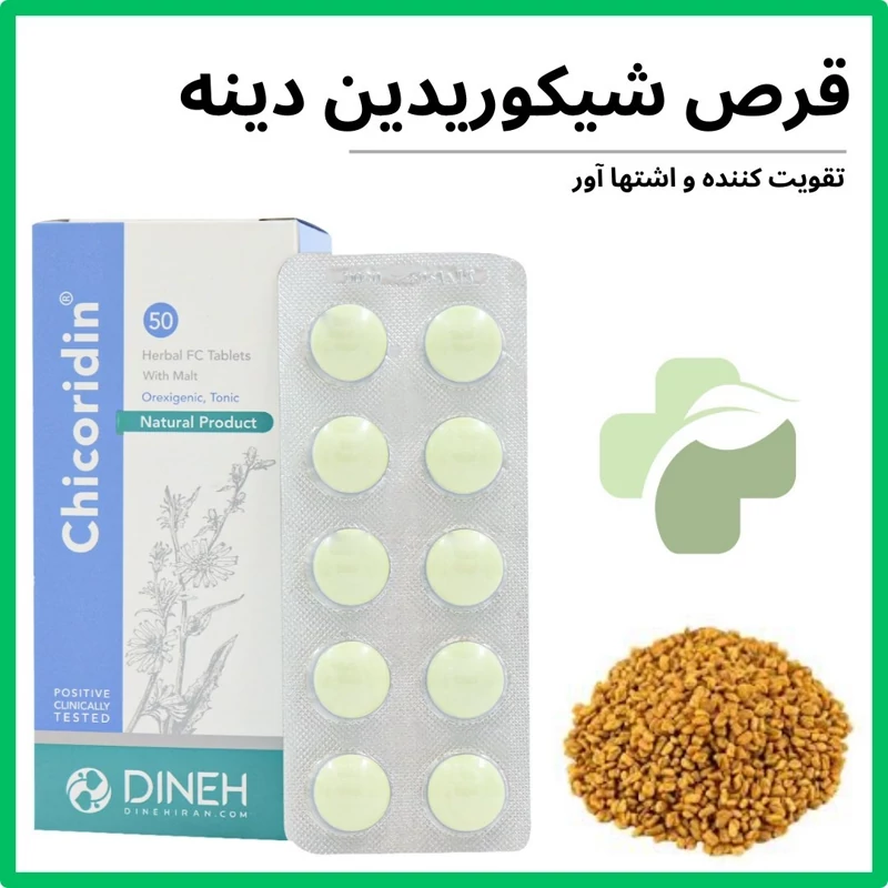 فراورده گیاهی شیکوریدین دینه