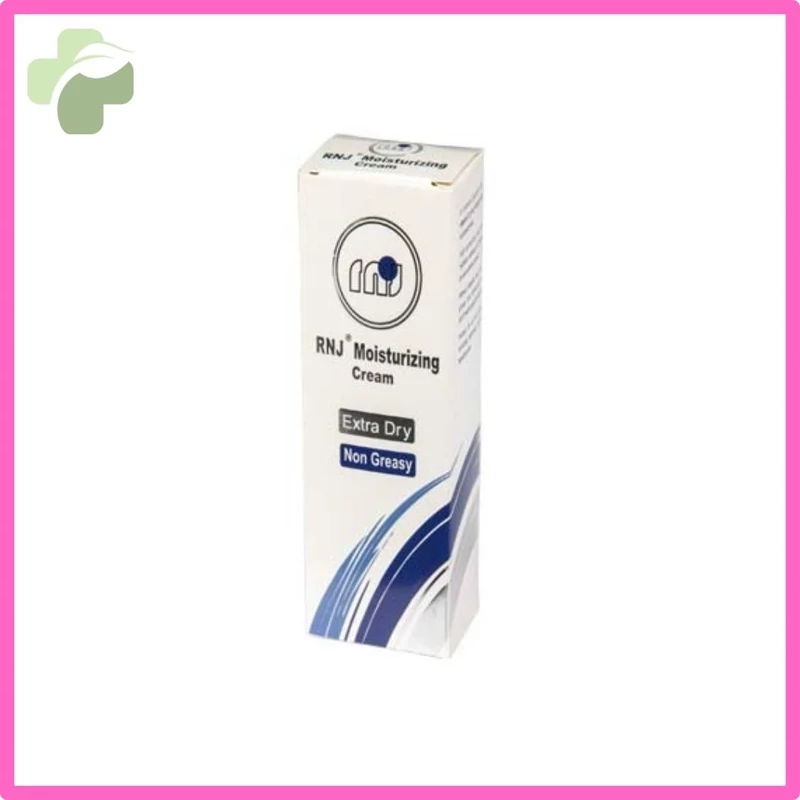 کرم آبرسان بدن، گردن، صورت، دست، دور چشم آر ان جی مدل moist مناسب برای پوست چرب و حساس حجم 60 میلی‌لیتر