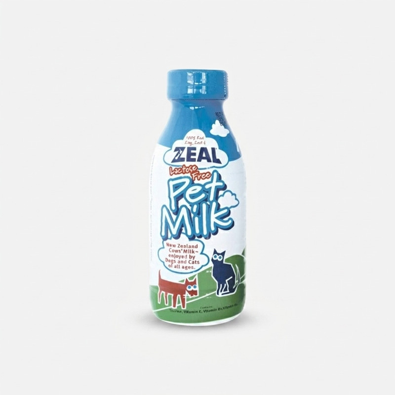 شیر بدون لاکتوز سگ و گربه زیل مدل pet milk حجم 380 میلی لیتر