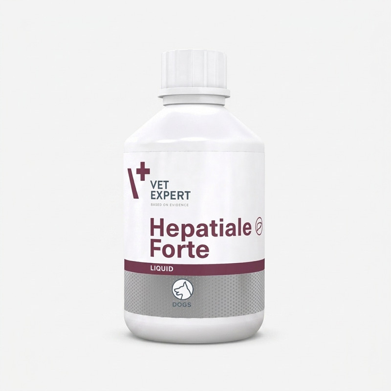 محلول درمانی سگ بالغ وت اکسپرت مدل Hepatiale Forte Liquid درمان کبد حجم 250 میلی لیتر