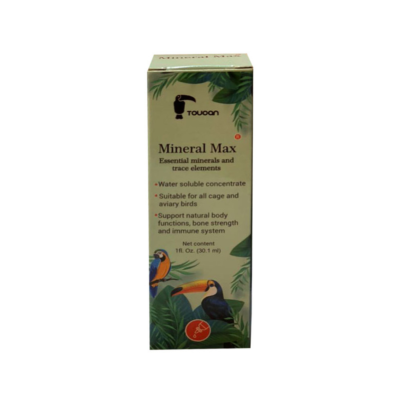 قطره پرندگان توکان مدل MINERAL MAX حجم 30میلی لیتر
