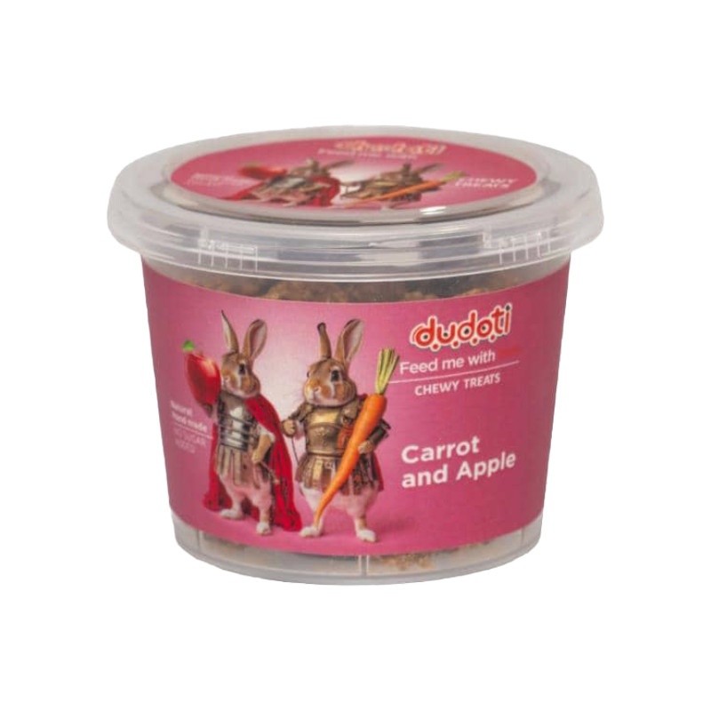 تشویقی جوندگان دودوتی مدل Rodents Treat طعم توت فرنگی و هویج وزن 70 گرم