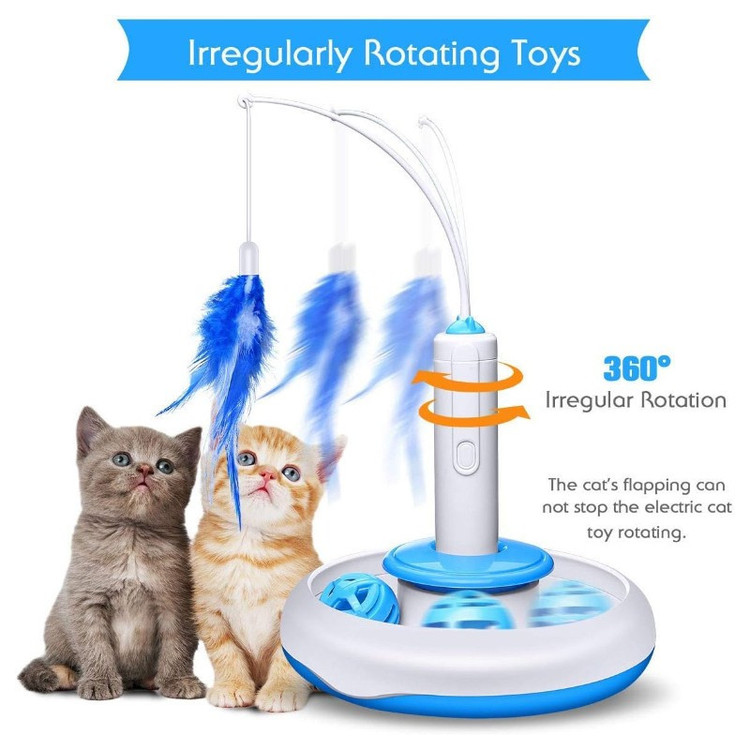 اسباب بازی تعاملی اتوماتیک گربه مدل Three Ways Cat Automatic Toy