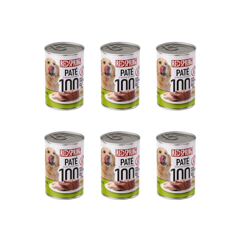 کنسرو سگ رداسپرینگ مدل Dog Chicken Tripe Pate با طعم مرغ و سیرابی وزن 400 گرم بسته 6 عددی
