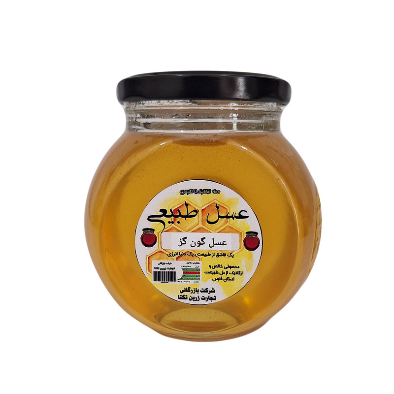 عسل طبیعی گون گز درجه یک - 450 گرم
