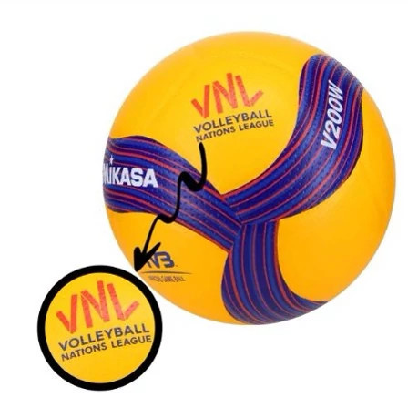 توپ والیبال چرمی (توپ میکاسا) V200W VNL2026 سایز 5