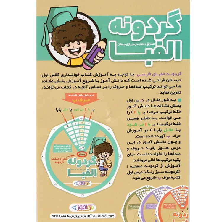 اسباب بازی فکری گردونه الفبا