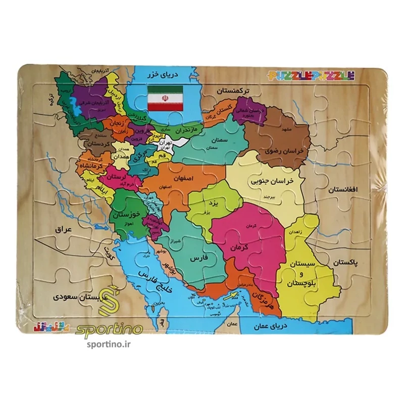 پازل آموزشی نقشه ایران (چیدنی جغرافیا)