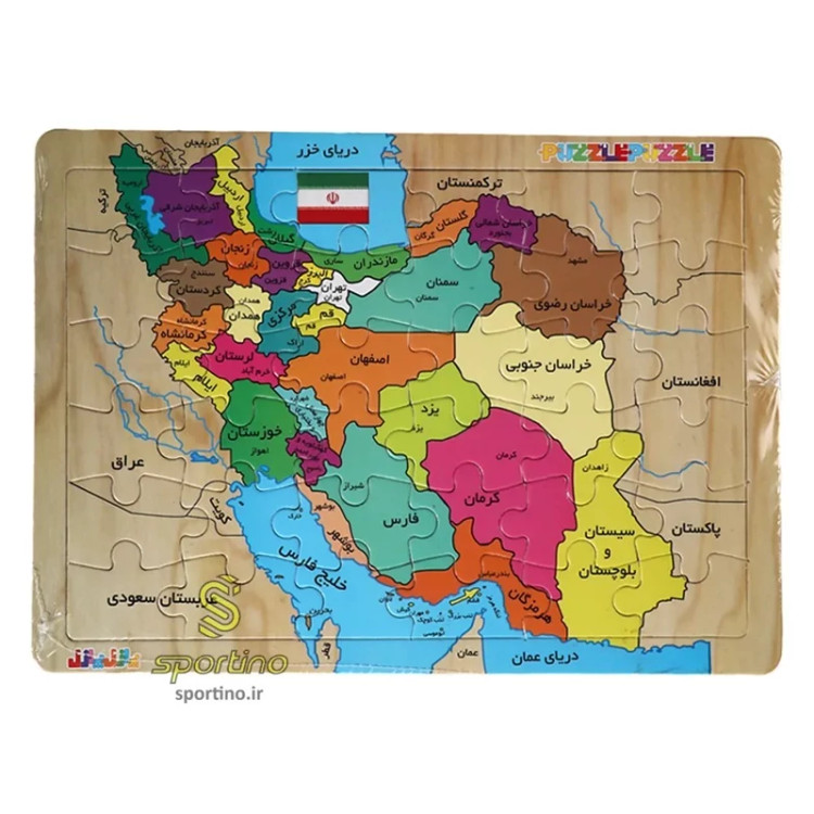 پازل آموزشی نقشه ایران (چیدنی جغرافیا)