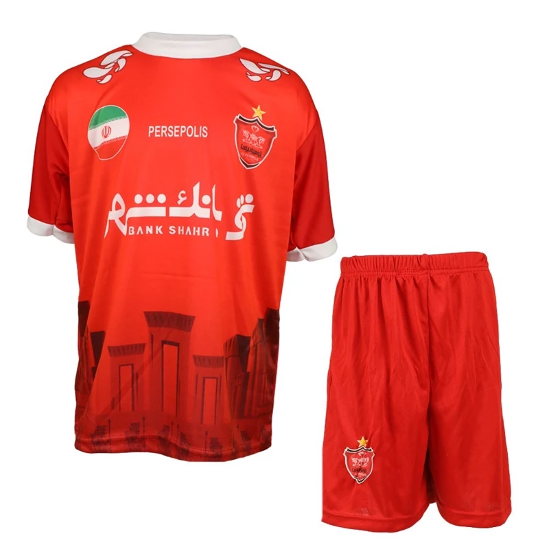 پوشاک ورزشی؛ ست پیراهن و شورت پرسپولیس علیپور