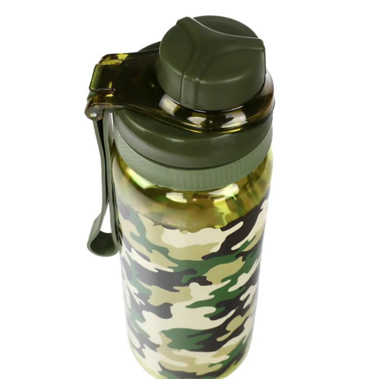 قمقمه (بطری آب) چریکی نی دار 700ml ورزشی نشکن
