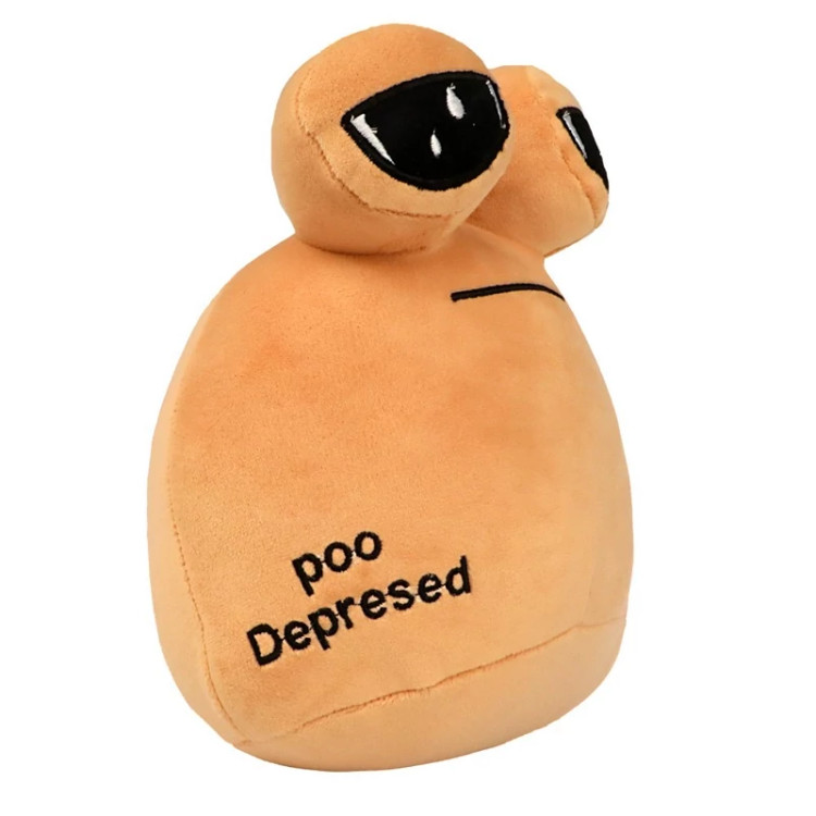 عروسک پولیشی پو (Pooh) افسرده 25 سانتیمتر، نرم ضد حساسیت
