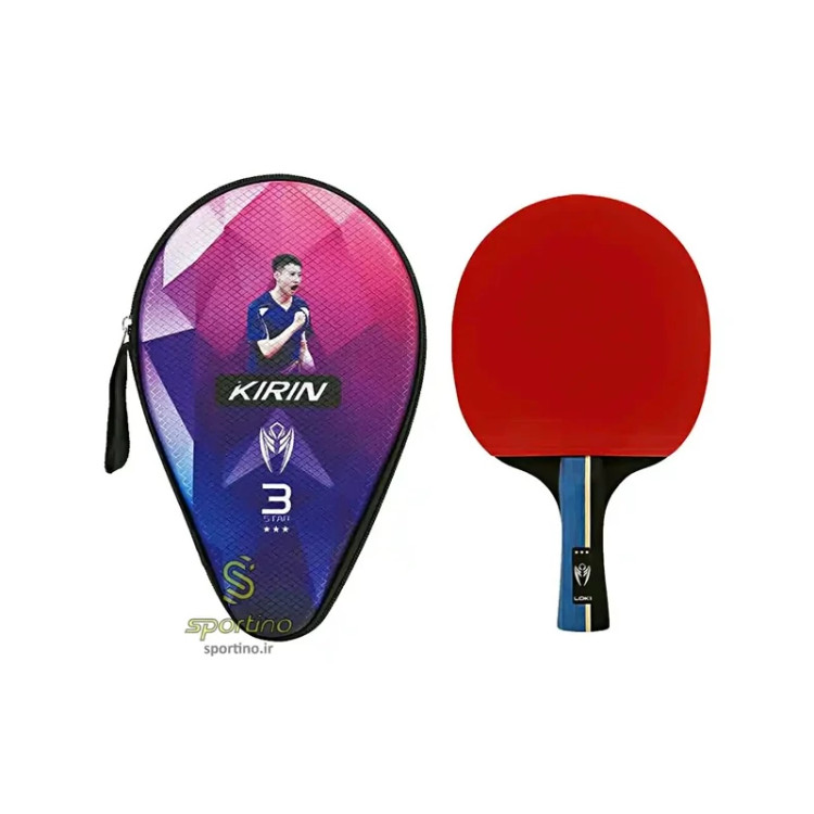 راکت پینگ پنگ لوکی 3 ستاره (K302) حرفه ای