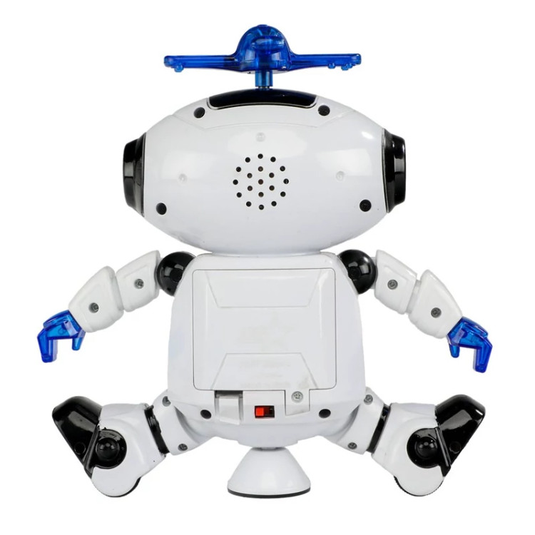 ربات آدم آهنی موزیکال چراغدار رقصنده (DANCING-ROBOT)