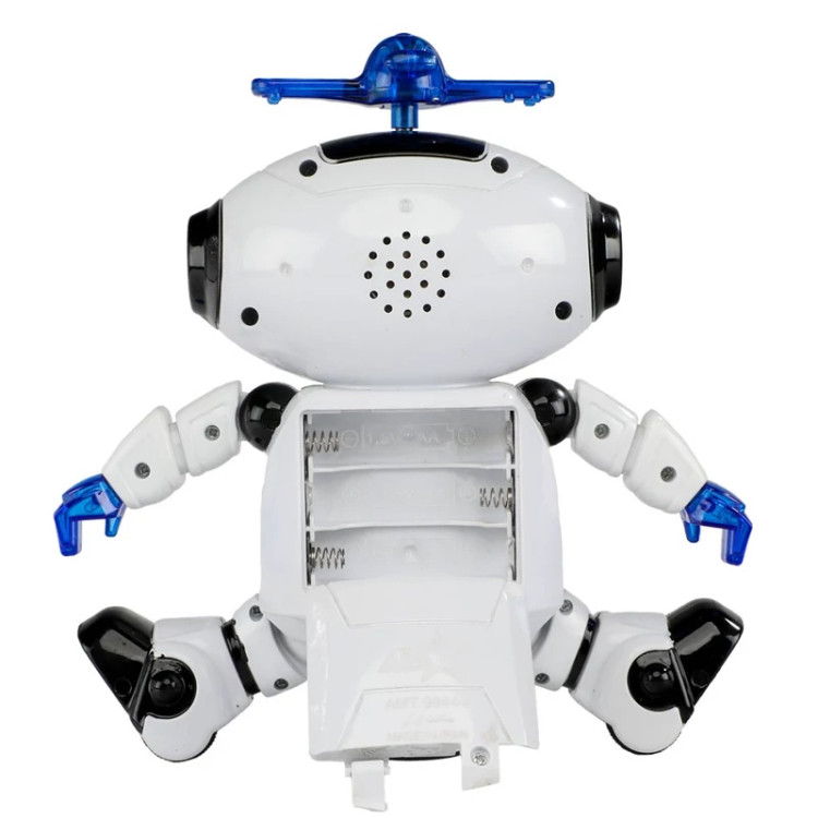 ربات آدم آهنی موزیکال چراغدار رقصنده (DANCING-ROBOT)
