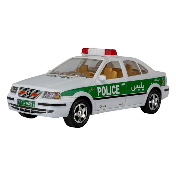 ماشین اسباب بازی سمند پلیس (نیروی انتظامی) در باز شو