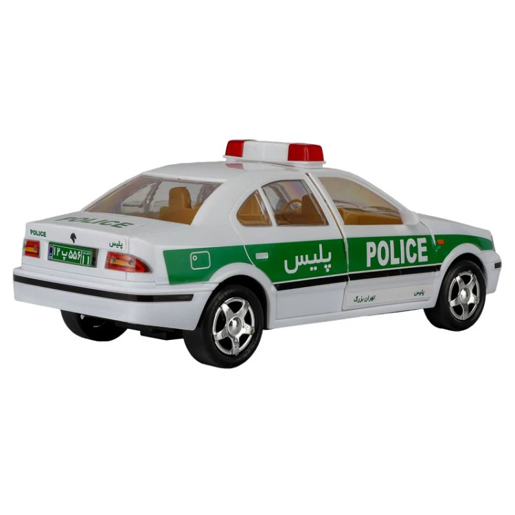 ماشین اسباب بازی سمند پلیس (نیروی انتظامی) در باز شو