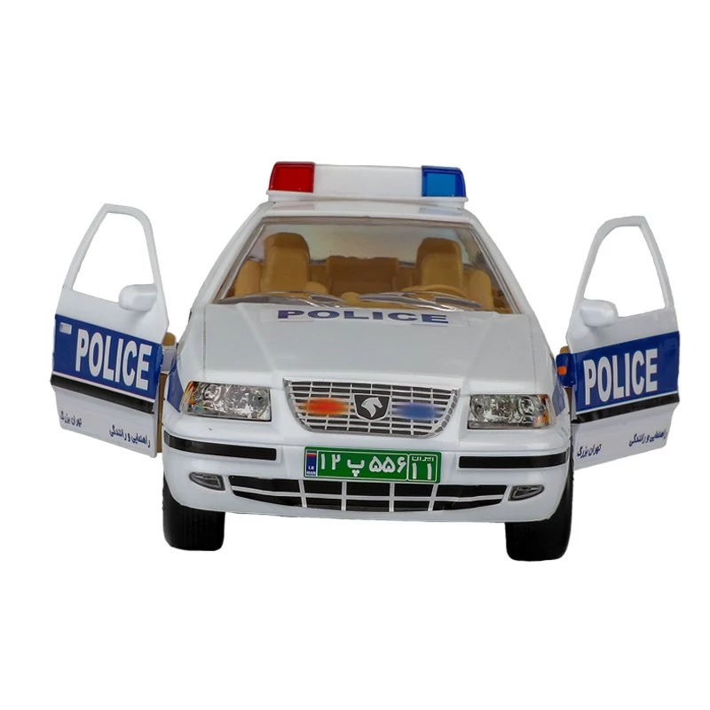 ماشین اسباب بازی سمند پلیس (راهنمایی رانندگی) در باز شو