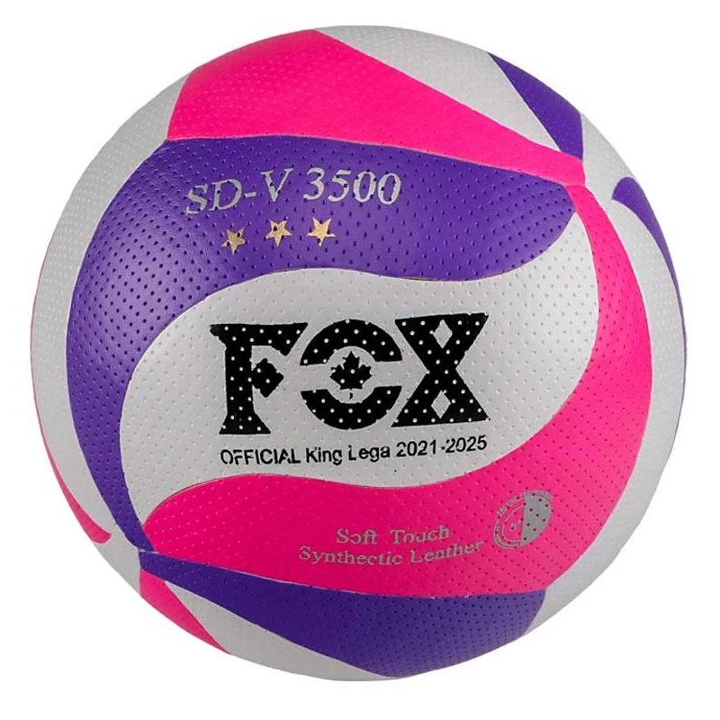 توپ والیبال (Leather Volleyball) چرمی فوکس سایز 5 طرح PVL3500
