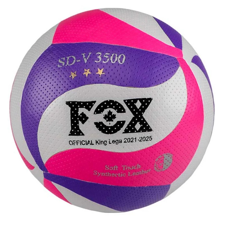 توپ والیبال (Leather Volleyball) چرمی فوکس سایز 5 طرح PVL3500