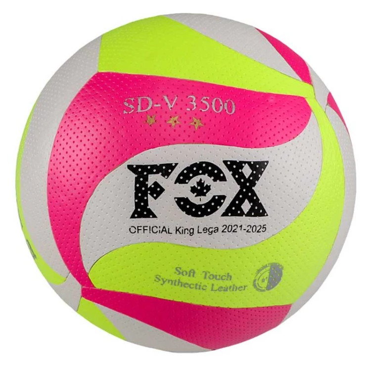 توپ والیبال (Leather Volleyball) چرمی فوکس سایز 5 طرح PVL3500